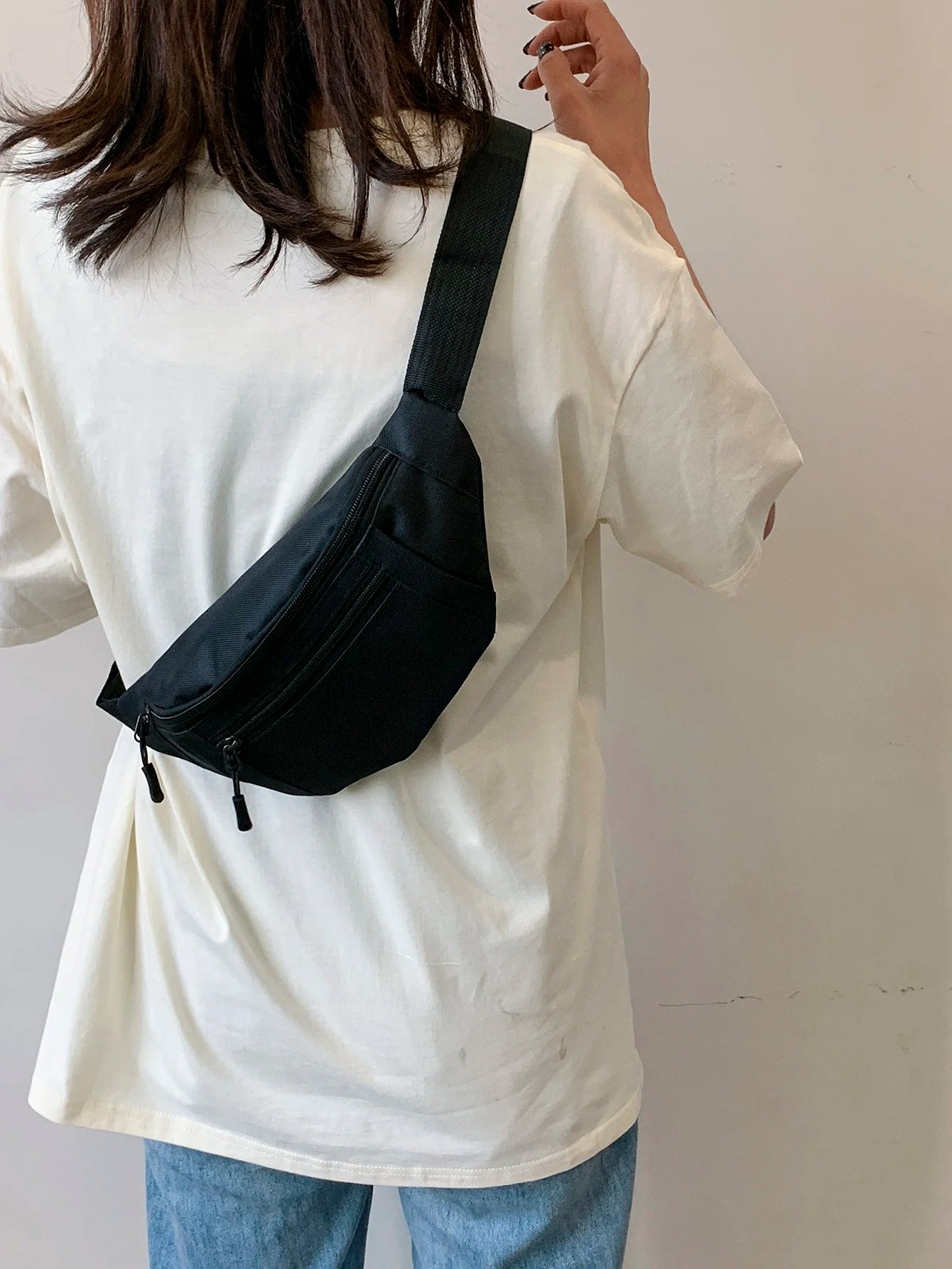 Fanny Pack Sports Festival Workout Traveling Running Large Crossbody Casual Hands-Free Wallets Waist Pack Phone Bag