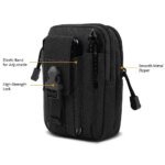 Cell Phone Holsters Tactical Universal Holster Molle Hip Waist Belt Bag Wallet Pouch Purse Phone Case with Zipper - Image 5