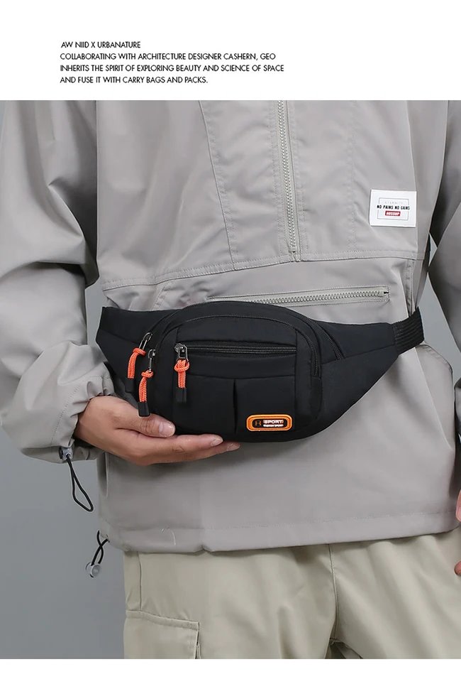Mobile Waist Bag For Both Men And Women Multifunctional Large Capacity Anti Splash Business Wear-resistant Construction Site