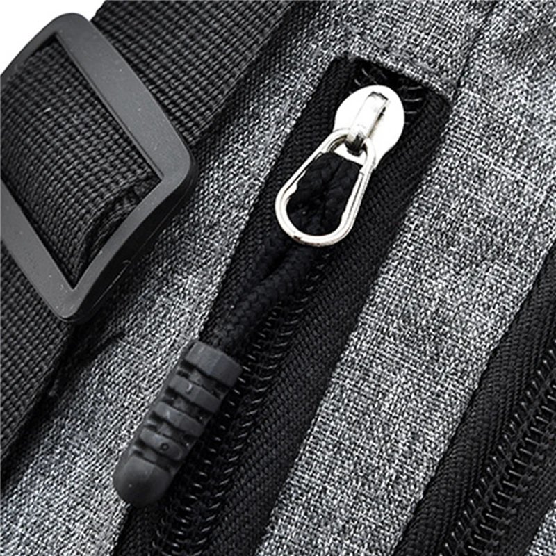 Men's Breast Package Waterproof Outdoor Sports Bag Canvas Pouch Korean-style Waist Bag Fanny Pouch Crossbody Male Banana Bag