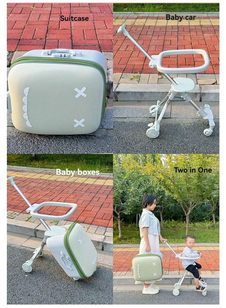 Children's Luggage Case Can Ride and Walk the Baby's Suitcase The Baby Can Take the Suitcase. The 20-Inch Folding Stroller Can Children's Luggage Case Can Ride and Walk the Baby's Suitcase The Baby Can Take the Suitcase. The 20-Inch Folding Stroller Can