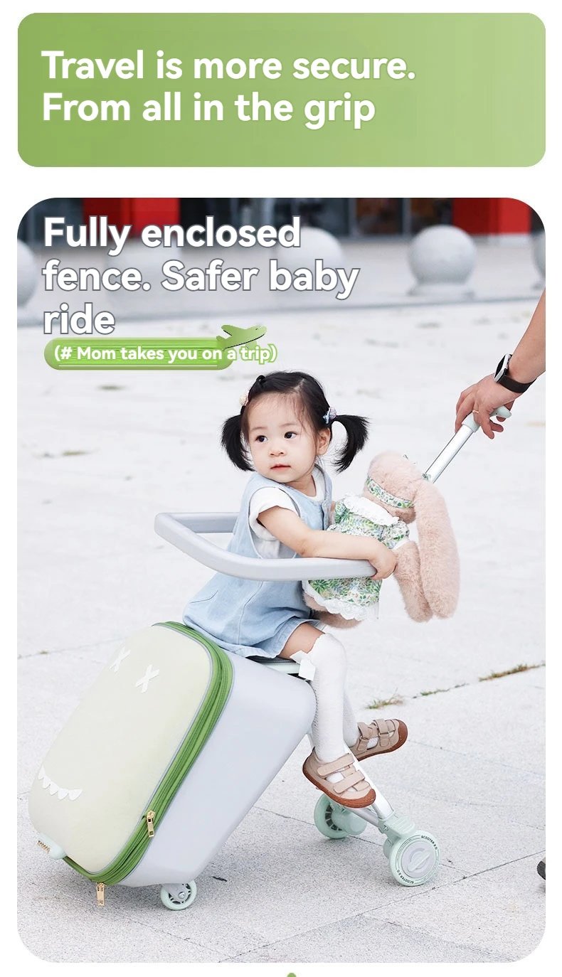Children's Luggage Case Can Ride and Walk the Baby's Suitcase The Baby Can Take the Suitcase. The 20-Inch Folding Stroller Can Children's Luggage Case Can Ride and Walk the Baby's Suitcase The Baby Can Take the Suitcase. The 20-Inch Folding Stroller Can