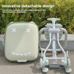 Children's Luggage Case Can Ride and Walk the Baby's Suitcase Stroller. - Image 2