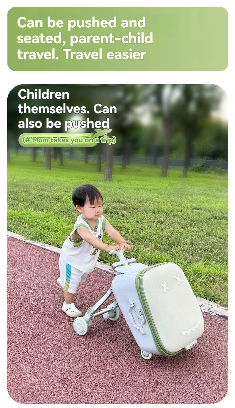 Children's Luggage Case Can Ride and Walk the Baby's Suitcase The Baby Can Take the Suitcase. The 20-Inch Folding Stroller Can Children's Luggage Case Can Ride and Walk the Baby's Suitcase The Baby Can Take the Suitcase. The 20-Inch Folding Stroller Can
