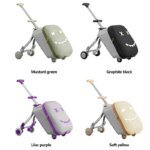 Children's Luggage Case Can Ride and Walk the Baby's Suitcase Stroller. - Image 5