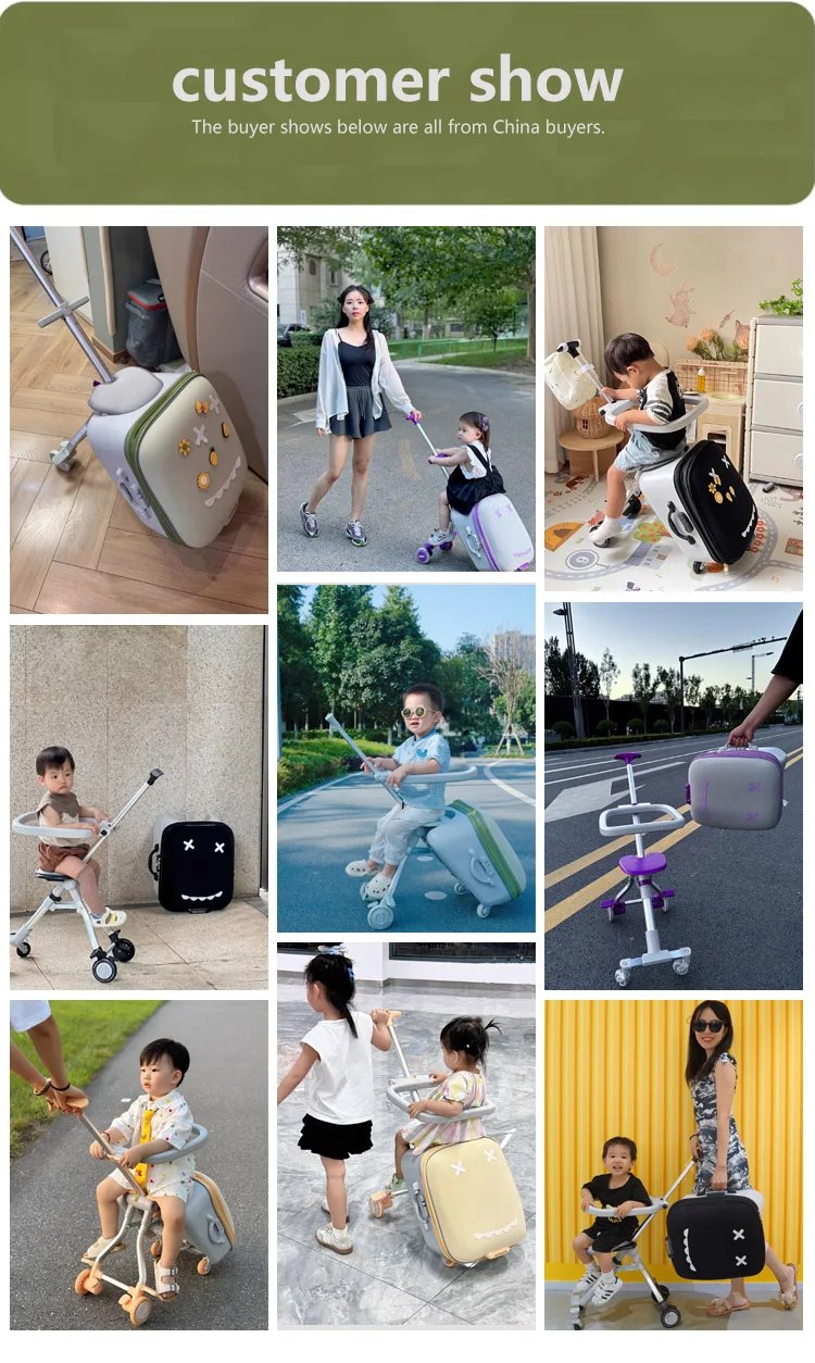 Children's Luggage Case Can Ride and Walk the Baby's Suitcase The Baby Can Take the Suitcase. The 20-Inch Folding Stroller Can Children's Luggage Case Can Ride and Walk the Baby's Suitcase The Baby Can Take the Suitcase. The 20-Inch Folding Stroller Can