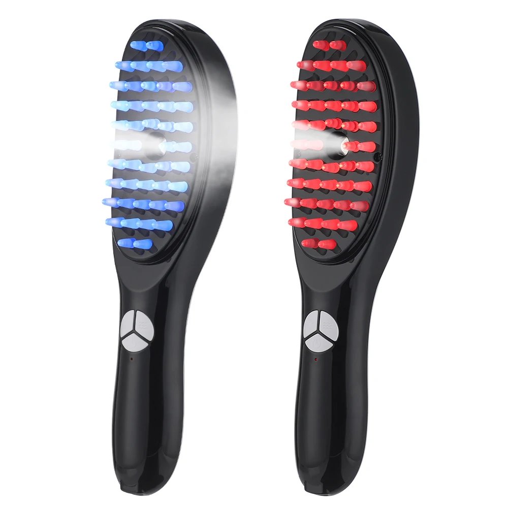Electric Spray Massage Comb Hair Growth Vibration Head Massager Brush LED Anti Hair Loss Scalp Liquid Medicine Atomizing Comb Electric Spray Massage Comb Hair Growth Vibration Head Massager Brush LED Anti Hair Loss Scalp Liquid Medicine Atomizing Comb