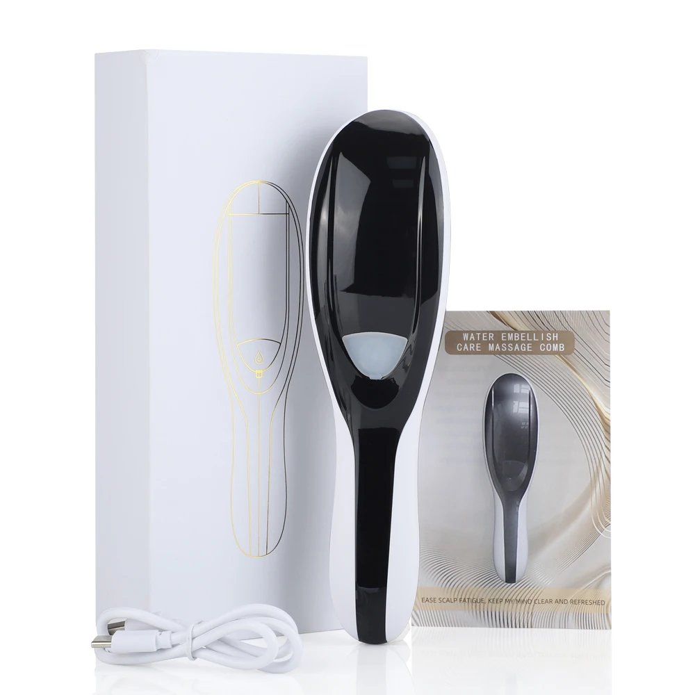 Electric Spray Massage Comb Hair Growth Vibration Head Massager Brush LED Anti Hair Loss Scalp Liquid Medicine Atomizing Comb Electric Spray Massage Comb Hair Growth Vibration Head Massager Brush LED Anti Hair Loss Scalp Liquid Medicine Atomizing Comb