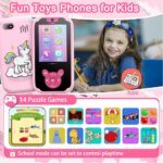 Kids Smart Phone Educational Toys Dual Camera Music Player Baby Phone With 8G Memro Game Learning for Age 3-12 Brithday Gifts - Image 5