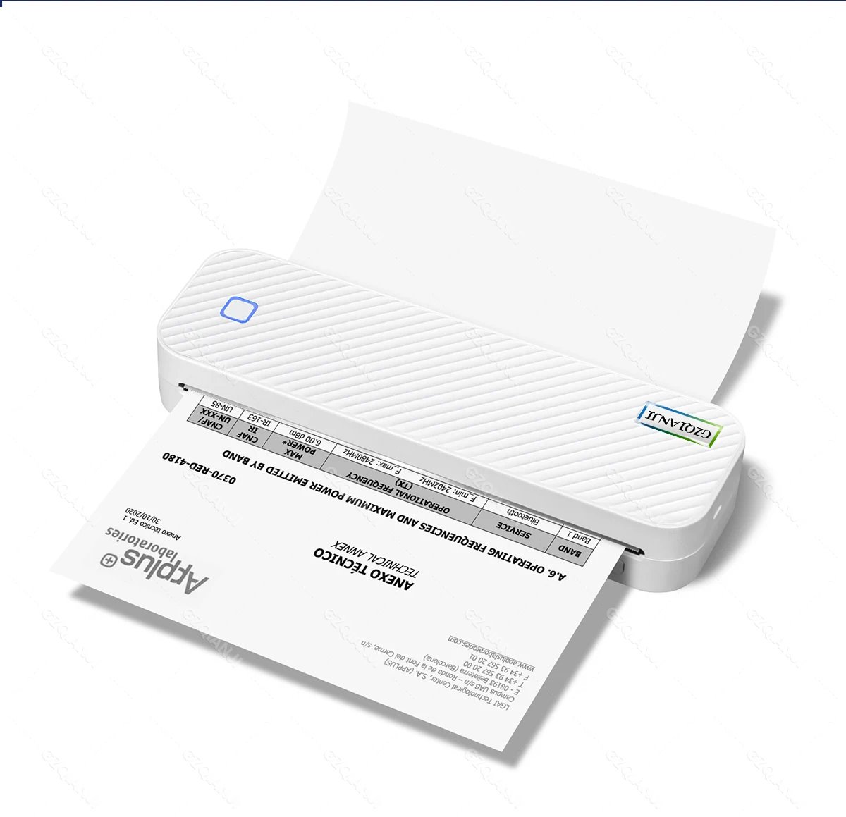 Inkless Portable A4 Thermal Printer Bluetooth PDF Excel Word Document Printing Machine Paper Roll For Office Work Home School