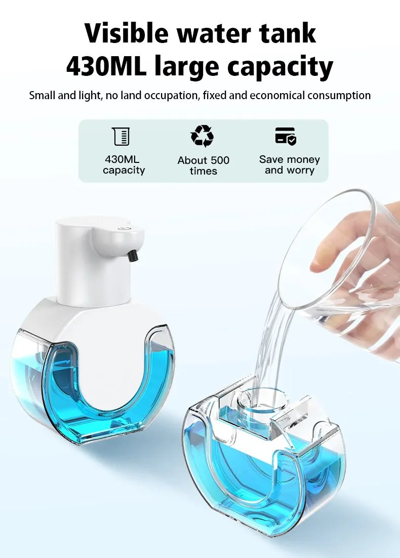 Cleaning Foam Machine Soap Dispenser Touchless Automatic Induction Foam Hand Washer Sensor Household Infrared Soap Dispenser