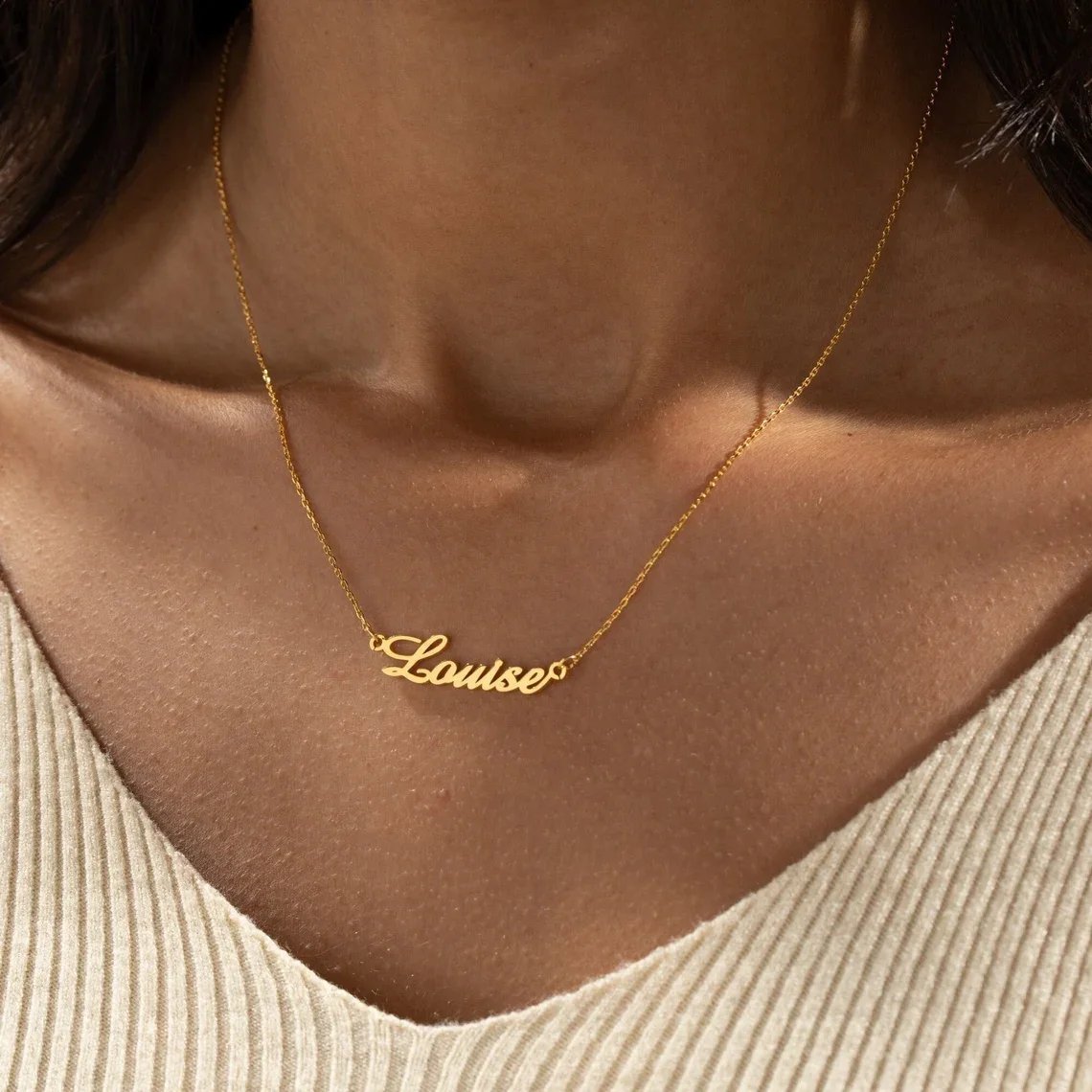 Custom Name Necklace for Women Personalised Cursive Letter Pendant Stainless Steel Jewelry Men Chain Choker Collar Personalizado Custom Name Necklace for Women Personalised Cursive Letter Pendant Stainless Steel Jewelry Men Chain Choker Collar Personalizado