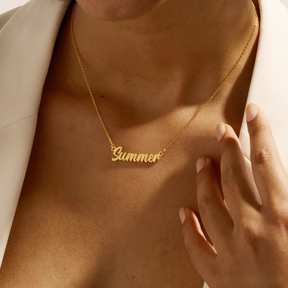 Custom Name Necklace for Women Personalised Cursive Letter Pendant Stainless Steel Jewelry Men Chain Choker Collar Personalizado Custom Name Necklace for Women Personalised Cursive Letter Pendant Stainless Steel Jewelry Men Chain Choker Collar Personalizado
