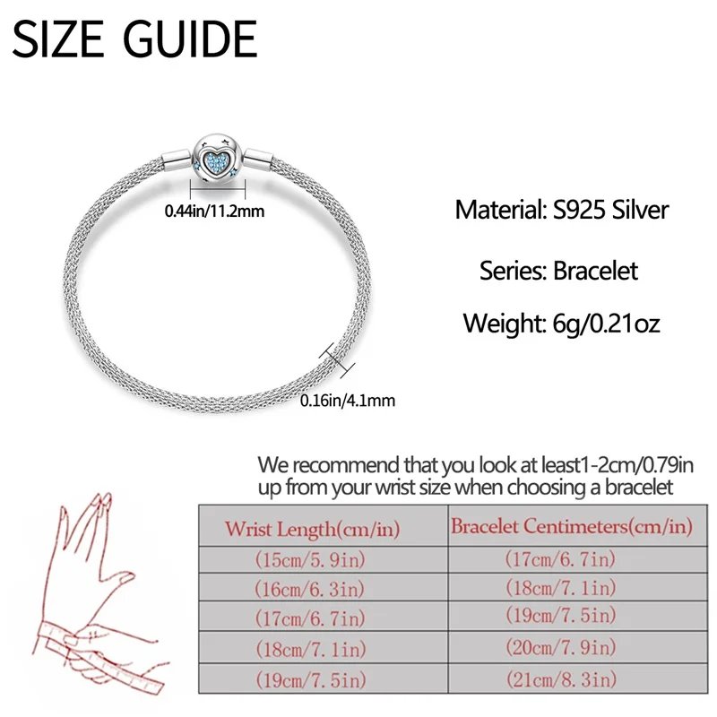 Bracelet Silver 925 Original 17-20CM Star Moon Sun Four Leaf Clover Green Zircon Bracelets Fit DIY Charms Birthday Jewelry Gifts Bracelet Silver 925 Original 17-20CM Star Moon Sun Four Leaf Clover Green Zircon Bracelets Fit DIY Charms Birthday Jewelry Gifts