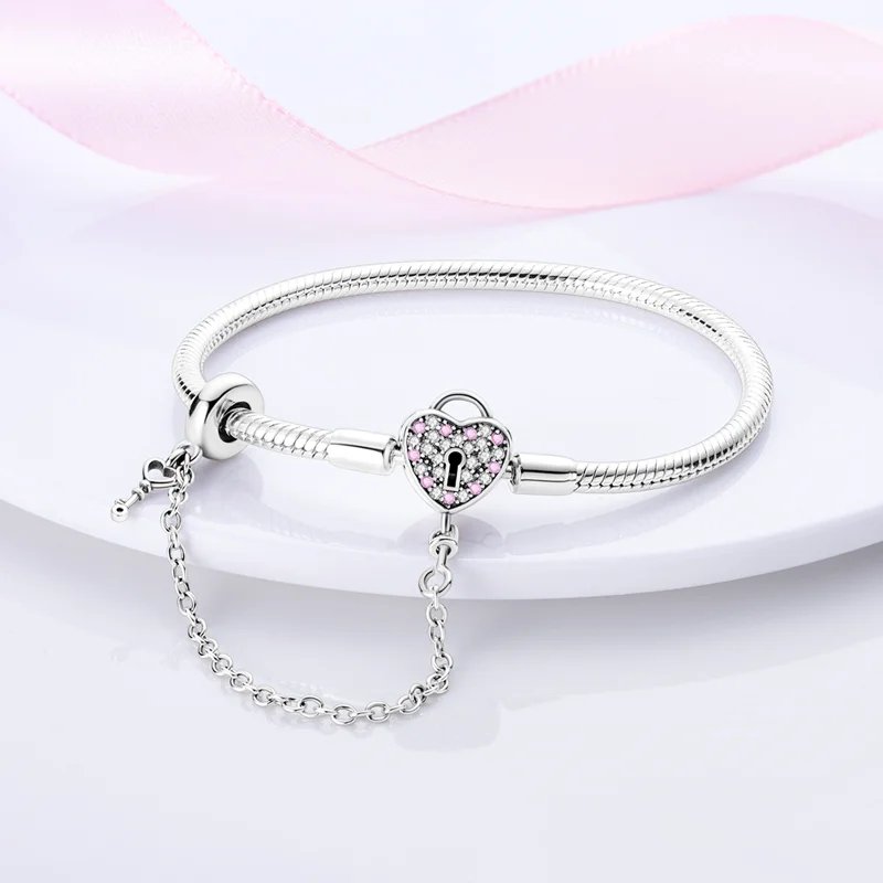 Bracelet Silver 925 Original 17-20CM Star Moon Sun Four Leaf Clover Green Zircon Bracelets Fit DIY Charms Birthday Jewelry Gifts Bracelet Silver 925 Original 17-20CM Star Moon Sun Four Leaf Clover Green Zircon Bracelets Fit DIY Charms Birthday Jewelry Gifts