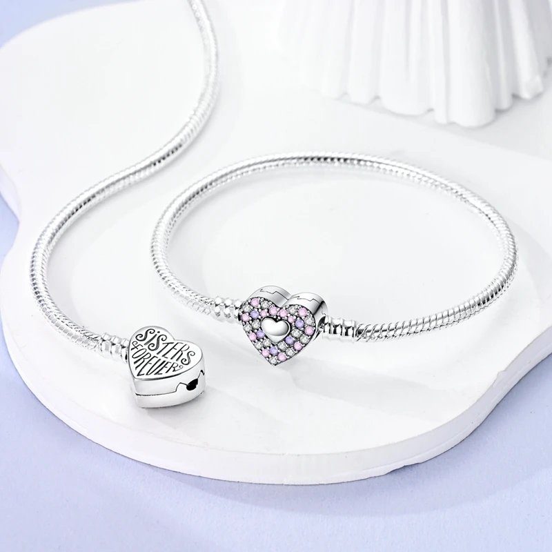 Bracelet Silver 925 Original 17-20CM Star Moon Sun Four Leaf Clover Green Zircon Bracelets Fit DIY Charms Birthday Jewelry Gifts Bracelet Silver 925 Original 17-20CM Star Moon Sun Four Leaf Clover Green Zircon Bracelets Fit DIY Charms Birthday Jewelry Gifts