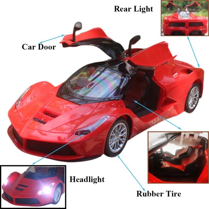 Electric Remote Control Car Door Can Open Vehicle Toys For Boys Girls Kids Gift - Image 4