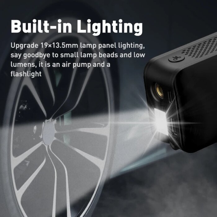 Portable Rechargeable Air Pump Tire Inflator Portable Compressor Digital Cordless Car Tyre Inflator For Motocycle Bicycle Balls - Image 4