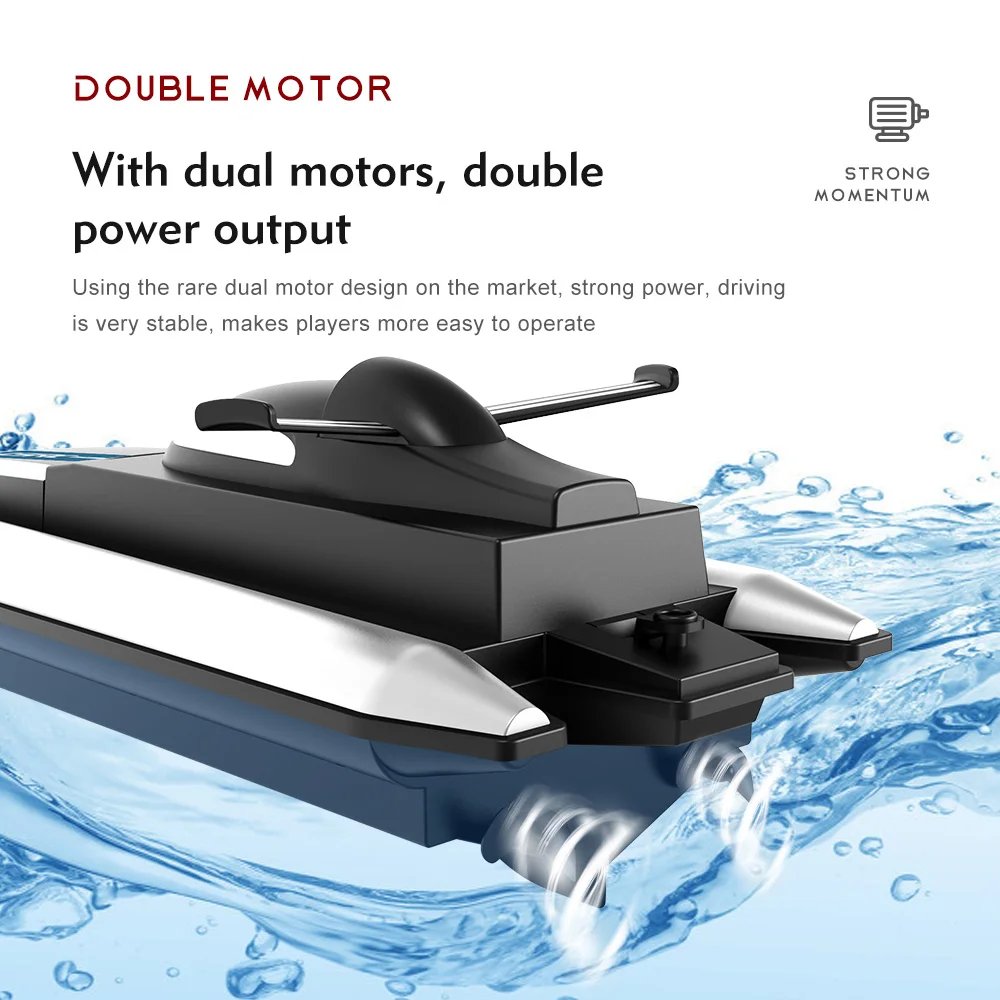 2.4G LSRC-B8 RC High Speed Racing Boat Waterproof Rechargeable Model Electric Radio Remote Control Speedboat Toys for boys 14Y+ 2.4G LSRC-B8 RC High Speed Racing Boat Waterproof Rechargeable Model Electric Radio Remote Control Speedboat Toys for boys 14Y+