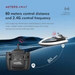 Remote Control High Speed Racing Boat Waterproof Rechargeable - Image 3