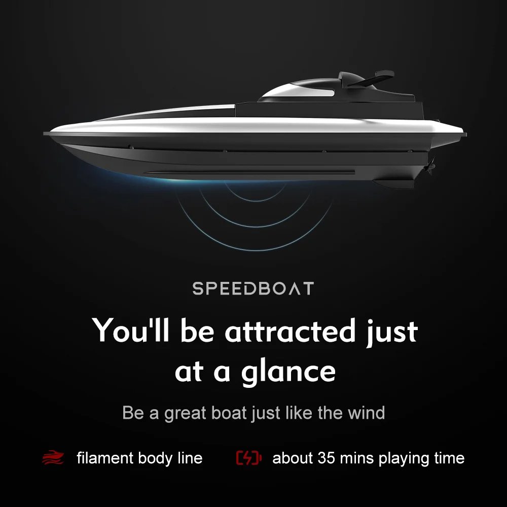 2.4G LSRC-B8 RC High Speed Racing Boat Waterproof Rechargeable Model Electric Radio Remote Control Speedboat Toys for boys 14Y+ 2.4G LSRC-B8 RC High Speed Racing Boat Waterproof Rechargeable Model Electric Radio Remote Control Speedboat Toys for boys 14Y+