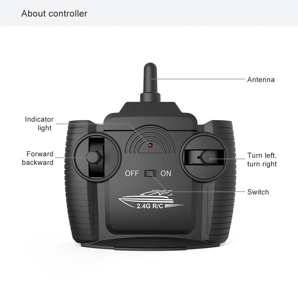2.4G LSRC-B8 RC High Speed Racing Boat Waterproof Rechargeable Model Electric Radio Remote Control Speedboat Toys for boys 14Y+ 2.4G LSRC-B8 RC High Speed Racing Boat Waterproof Rechargeable Model Electric Radio Remote Control Speedboat Toys for boys 14Y+
