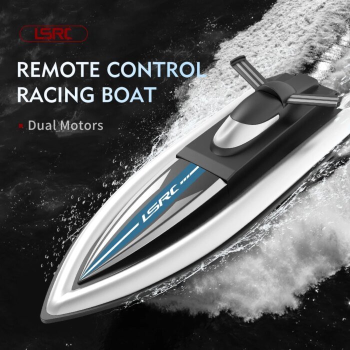 Remote Control High Speed Racing Boat Waterproof Rechargeable - Image 1