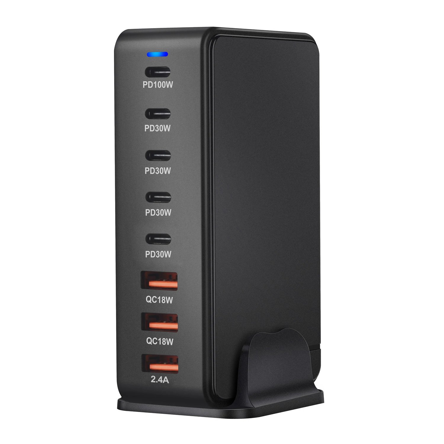 268W GaN Desktop Charger 8-Port USB PD Charger Quick Charge 3.0 USB Type C Fast Charger Mobile USB Charger for iPhone 15 MacBook 268W GaN Desktop Charger 8-Port USB PD Charger Quick Charge 3.0 USB Type C Fast Charger Mobile USB Charger for iPhone 15 MacBook