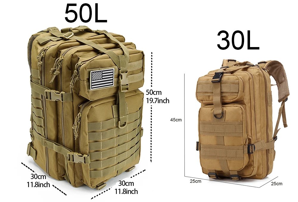 QT&QY 30/45L Man Tactical Backpacks HkingTraveling Bags Survival Outdoor 3P Assault Pack EDC Molle Pack For Trekking Hunting Bag QT&QY 30/45L Man Tactical Backpacks HkingTraveling Bags Survival Outdoor 3P Assault Pack EDC Molle Pack For Trekking Hunting Bag