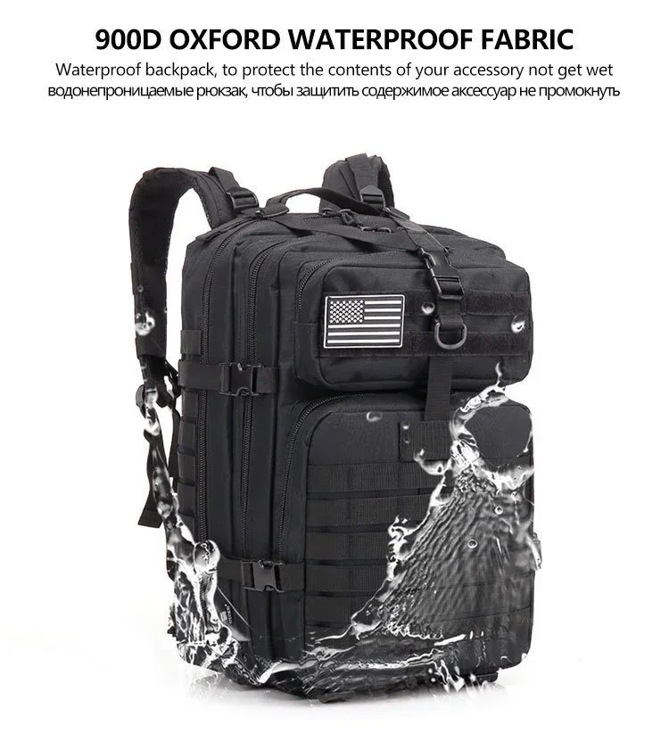 QT&QY 30/45L Man Tactical Backpacks HkingTraveling Bags Survival Outdoor 3P Assault Pack EDC Molle Pack For Trekking Hunting Bag QT&QY 30/45L Man Tactical Backpacks HkingTraveling Bags Survival Outdoor 3P Assault Pack EDC Molle Pack For Trekking Hunting Bag