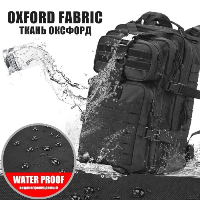 Man Tactical Backpacks Hiking Traveling Bag - Image 3