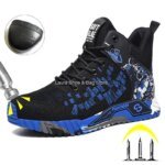High Top Safety Shoes Men Steel Toe Work Shoes Men Women Work Safety Boots Anti Smash Safety Indestructible Work Boot Breathable - Image 3