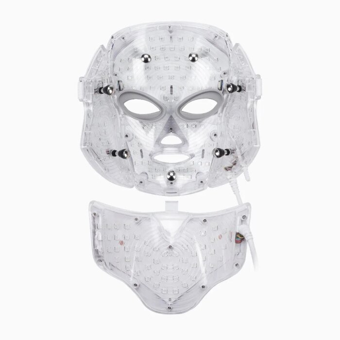 7 Colors LED Facial Mask with Neck LED Light Photon Mask Skin Rejuvenation Anti Acne Beauty Device Face Lifting Firm Massager - Image 2