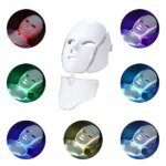 7 Colors LED Facial Mask with Neck LED Light Photon Mask Skin Rejuvenation Anti Acne Beauty Device Face Lifting Firm Massager - Image 3