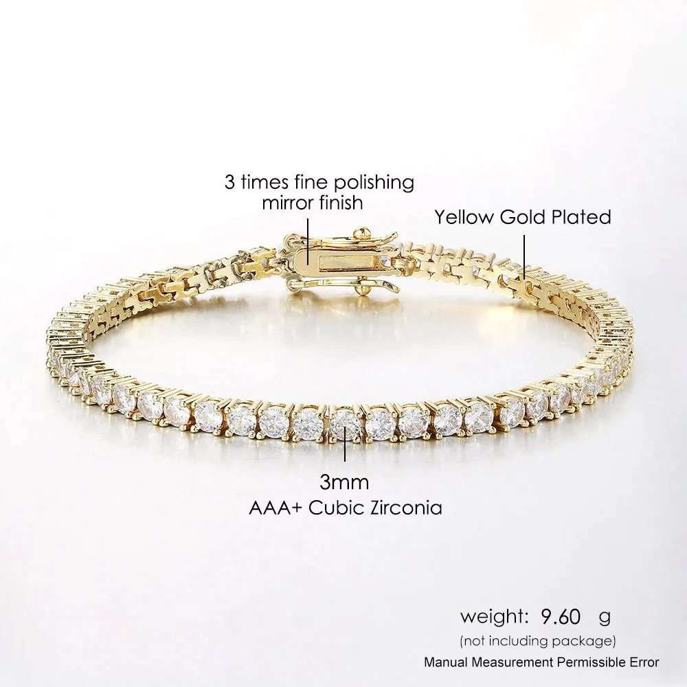 Iced Out Crystal Tennis Bracelet for Women Punk Hiphop Luxury AAA+ Cubic Zirconia Wedding Gold Color Hand Chain Jewelry OHH118-1 Iced Out Crystal Tennis Bracelet for Women Punk Hiphop Luxury AAA+ Cubic Zirconia Wedding Gold Color Hand Chain Jewelry OHH118-1