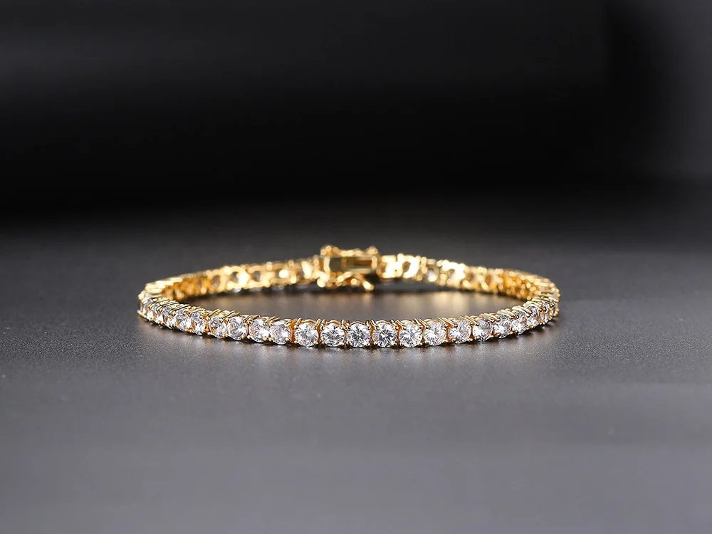 Iced Out Crystal Tennis Bracelet for Women Punk Hiphop Luxury AAA+ Cubic Zirconia Wedding Gold Color Hand Chain Jewelry OHH118-1 Iced Out Crystal Tennis Bracelet for Women Punk Hiphop Luxury AAA+ Cubic Zirconia Wedding Gold Color Hand Chain Jewelry OHH118-1