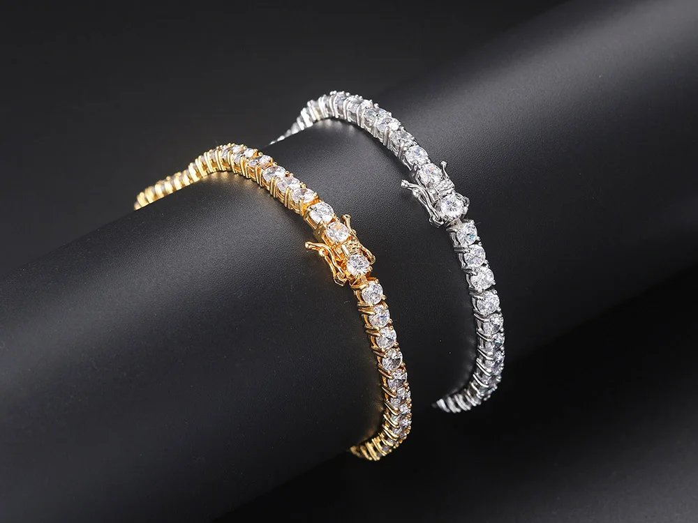 Iced Out Crystal Tennis Bracelet for Women Punk Hiphop Luxury AAA+ Cubic Zirconia Wedding Gold Color Hand Chain Jewelry OHH118-1 Iced Out Crystal Tennis Bracelet for Women Punk Hiphop Luxury AAA+ Cubic Zirconia Wedding Gold Color Hand Chain Jewelry OHH118-1