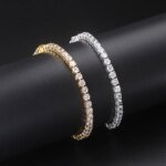 Iced Out Crystal Tennis Bracelet for Women. - Image 2