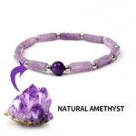 Natural Amethyst Body-purify Slimming Bracelet Stone Energy Yoga Bracelets for Women Weight Loss Bracelet Fatigue Relief Healing - Image 4