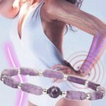 Natural Amethyst Body-purify Slimming Bracelet Stone Energy Yoga Bracelets for Women Weight Loss Bracelet Fatigue Relief Healing - Image 6