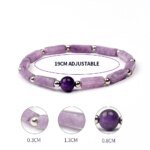Natural Amethyst Body-purify Slimming Bracelet Stone Energy Yoga Bracelets for Women Weight Loss Bracelet Fatigue Relief Healing - Image 5