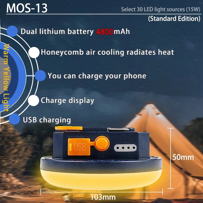 MOSLIGHTING Tent Light Rechargeable Lantern Portable Emergency Night Market Light Outdoor Camping Bulb Lamp Flashlight Home LED MOSLIGHTING Tent Light Rechargeable Lantern Portable Emergency Night Market Light Outdoor Camping Bulb Lamp Flashlight Home LED