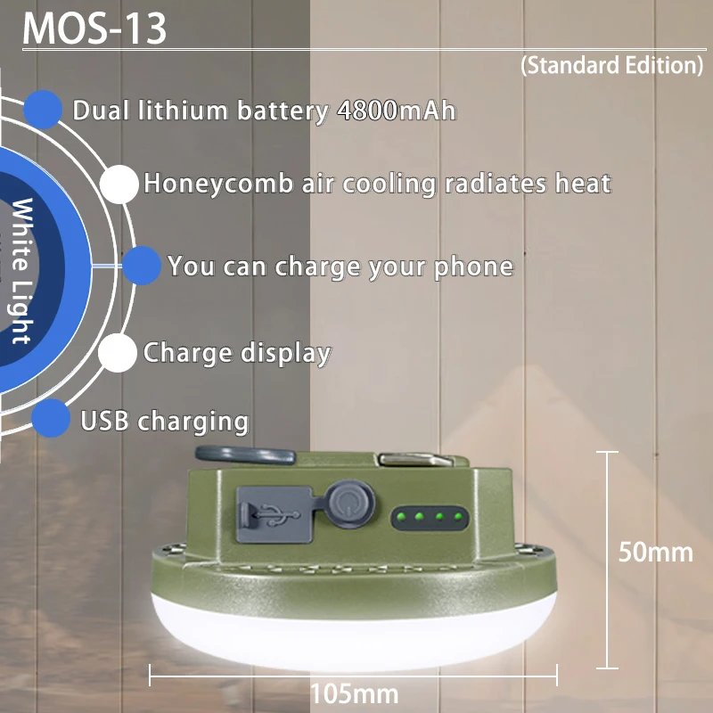 MOSLIGHTING Tent Light Rechargeable Lantern Portable Emergency Night Market Light Outdoor Camping Bulb Lamp Flashlight Home LED MOSLIGHTING Tent Light Rechargeable Lantern Portable Emergency Night Market Light Outdoor Camping Bulb Lamp Flashlight Home LED