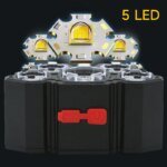 5 LED Flashlight Rechargeable with Built in Battery Strong Light Camping Adventure Fishing Head Light Headlamp - Image 3