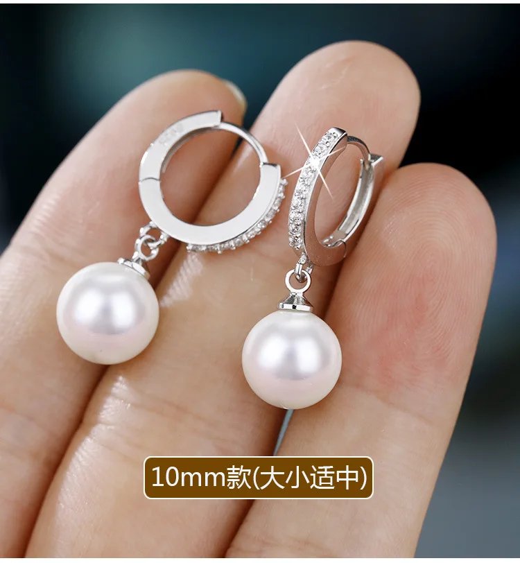 LByzHan 2020 Pearl Earrings Genuine Natural Freshwater Pearl 925 Sterling Silver Earrings Pearl Jewelry For Wemon Wedding Gift LByzHan 2020 Pearl Earrings Genuine Natural Freshwater Pearl 925 Sterling Silver Earrings Pearl Jewelry For Wemon Wedding Gift