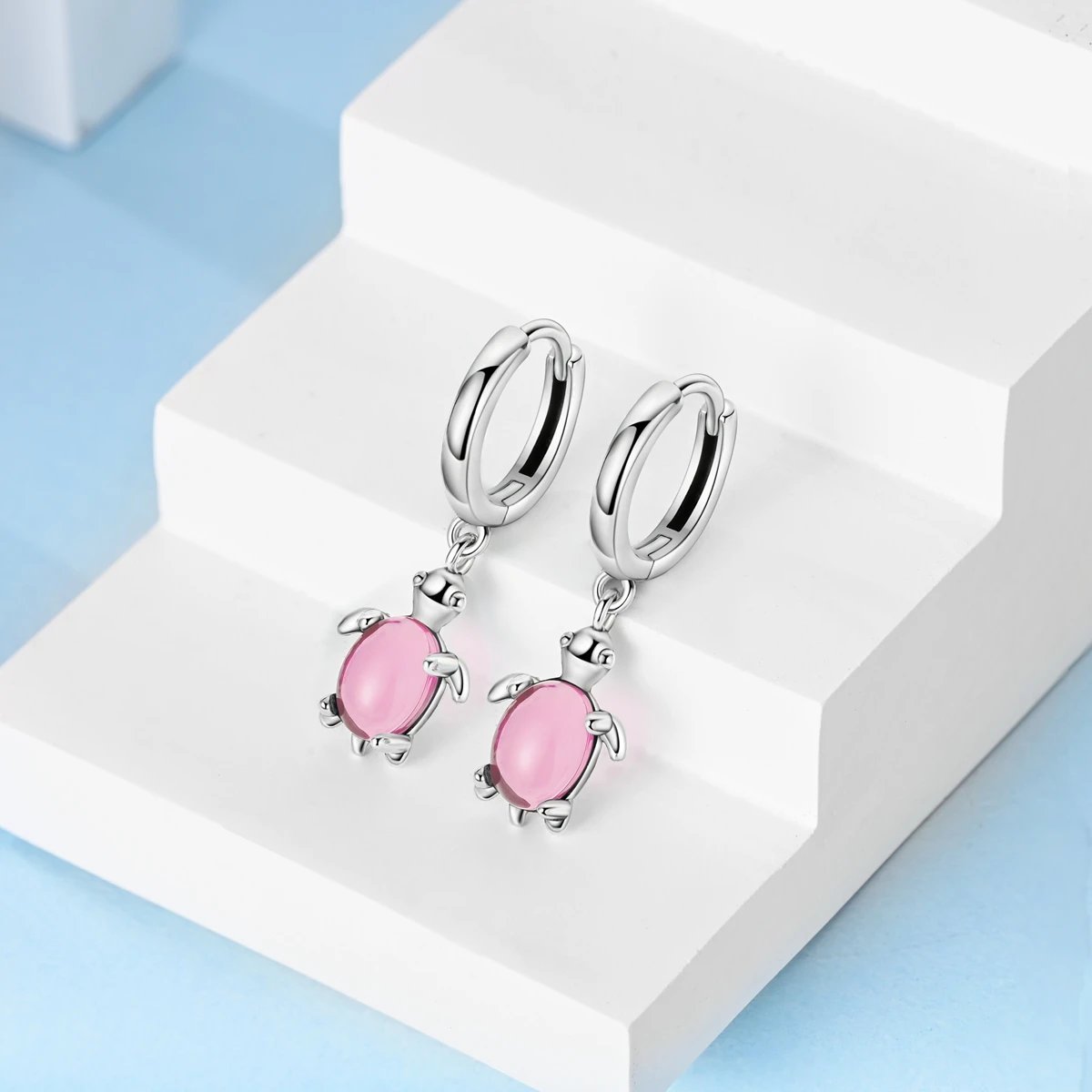 Hoop Earrings 925 Sterling Silver Starry Moon Feather Blue Shiny Zircon Inlaid Drop Earrings Women Fashion Jewelry Gift Hoop Earrings 925 Sterling Silver Starry Moon Feather Blue Shiny Zircon Inlaid Drop Earrings Women Fashion Jewelry Gift