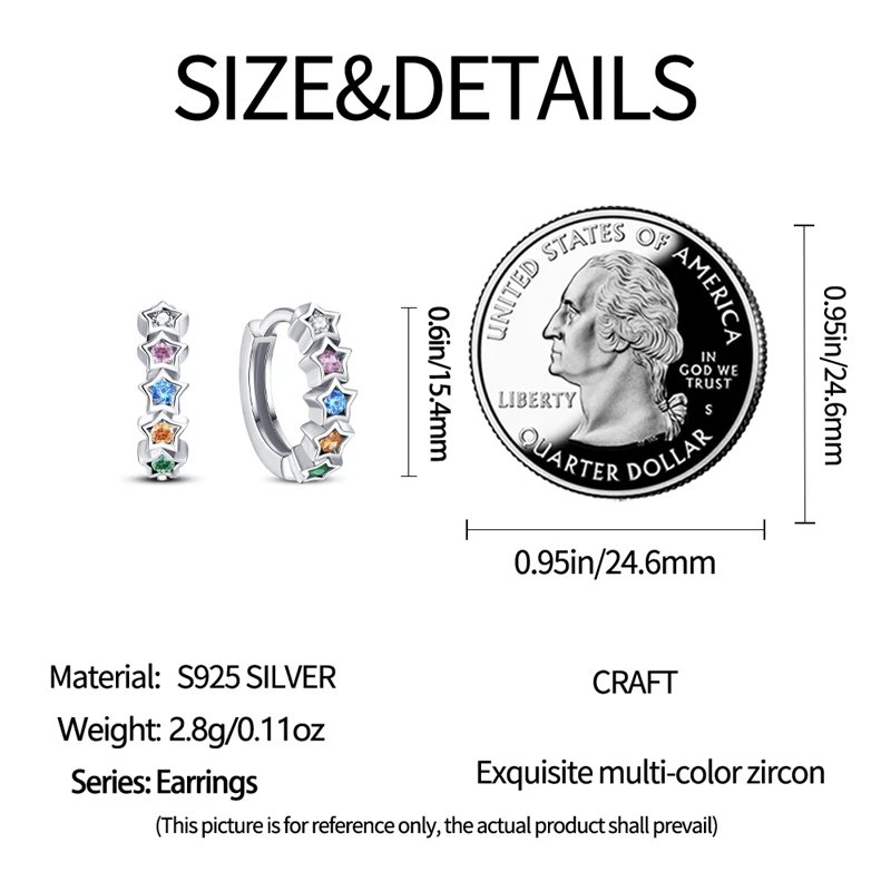 Hoop Earrings 925 Sterling Silver Starry Moon Feather Blue Shiny Zircon Inlaid Drop Earrings Women Fashion Jewelry Gift Hoop Earrings 925 Sterling Silver Starry Moon Feather Blue Shiny Zircon Inlaid Drop Earrings Women Fashion Jewelry Gift