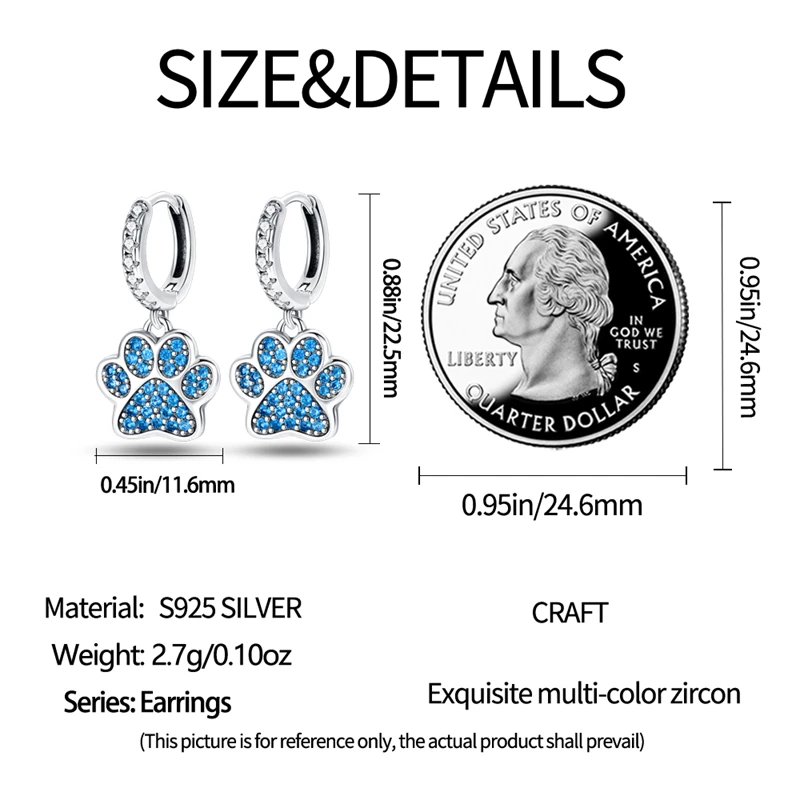 Hoop Earrings 925 Sterling Silver Starry Moon Feather Blue Shiny Zircon Inlaid Drop Earrings Women Fashion Jewelry Gift Hoop Earrings 925 Sterling Silver Starry Moon Feather Blue Shiny Zircon Inlaid Drop Earrings Women Fashion Jewelry Gift