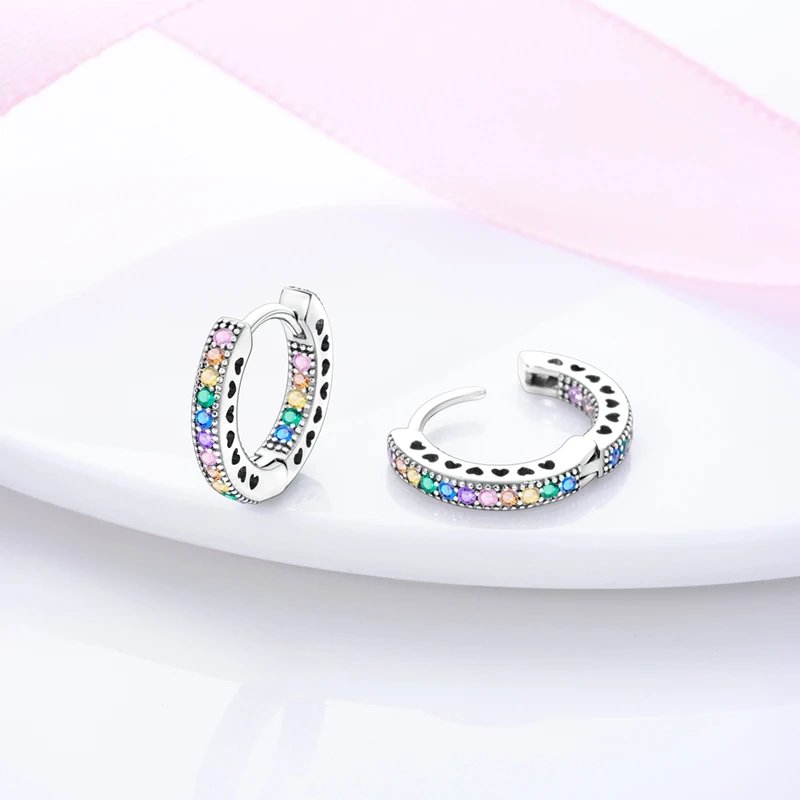 Hoop Earrings 925 Sterling Silver Starry Moon Feather Blue Shiny Zircon Inlaid Drop Earrings Women Fashion Jewelry Gift Hoop Earrings 925 Sterling Silver Starry Moon Feather Blue Shiny Zircon Inlaid Drop Earrings Women Fashion Jewelry Gift