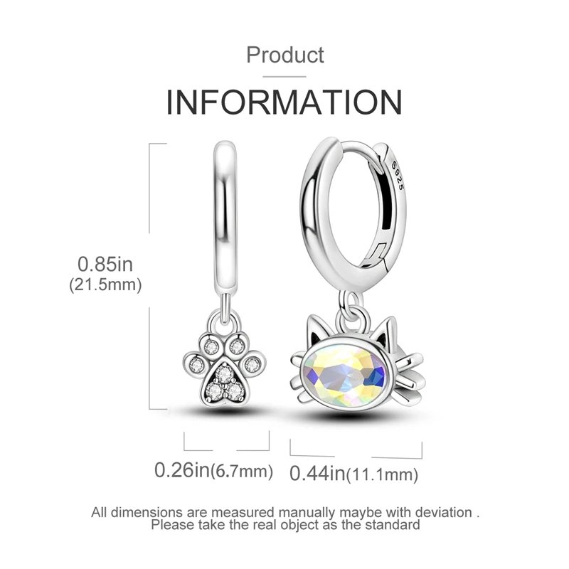 Hoop Earrings 925 Sterling Silver Starry Moon Feather Blue Shiny Zircon Inlaid Drop Earrings Women Fashion Jewelry Gift Hoop Earrings 925 Sterling Silver Starry Moon Feather Blue Shiny Zircon Inlaid Drop Earrings Women Fashion Jewelry Gift